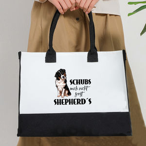 Schubs Mich Nicht Sonst <span class=keywords><strong>Sac</strong></span> fourre-tout Shepherd's Tote, <span class=keywords><strong>sac</strong></span> à bandoulière en toile pour chien <span class=keywords><strong>berger</strong></span> australien, cadeau amusant pour propriétaire de chien - Product Image 3