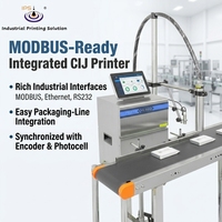 Impresora Industrial CIJ de 375 m/min, Solución de Codificación de 5 Líneas para Línea de Producción de Empaquetado