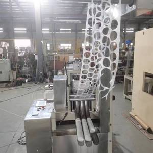 Machine automatique de fabrication de tampons démaquillants ronds en coton pour le visage <span class=keywords><strong>LEBON</strong></span>, capacité de 500 kg, Shandong - Product Image 1