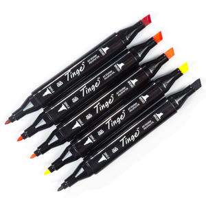 Oem Cixi Superieure Op Alcohol Gebaseerde Kleurrijke Verfmarkeerstift 168 Kleurenset Inclusief Goud En Strook Voor Kunstmarkering - Product Image 2