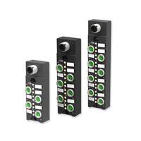 Boîtier de jonction en plastique FAS IP67, 3 broches, 6 voies, distributeur M8, connecteur terminal LED, monocanal, station d'alimentation PNP, certifié CE