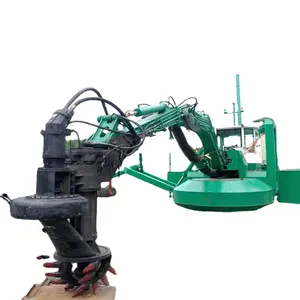 Diesel powered multi functional amphibious dredging machine