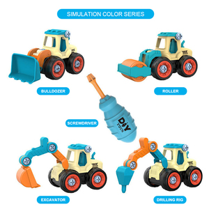 Montaje <span class=keywords><strong>de</strong></span> camiones inteligente tomar parte juguetes 4 modelos mezclados con la <span class=keywords><strong>maleta</strong></span> - Product Image 2