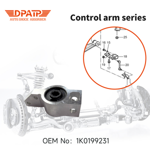 1K0199231 Amortiguadores al por mayor, brazos de control inferiores delanteros, buje de goma, tope de suspensión para VW Beetle A5 A4 <span class=keywords><strong>Caddy</strong></span> 2K - Product Image 2
