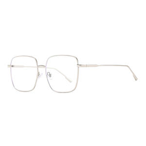 Lunettes photochromiques anti-lumière bleue sans correction, monture métallique, verres plats à monture complète, modèle unisexe 656 - Product Image 2
