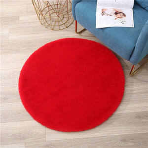 <span class=keywords><strong>Tappeto</strong></span> in pelliccia di coniglio solido all'ingrosso <span class=keywords><strong>tappeto</strong></span> <span class=keywords><strong>rotondo</strong></span> in pelle di pecora Super morbida <span class=keywords><strong>tappeto</strong></span> <span class=keywords><strong>bianco</strong></span> peloso in pelliccia sintetica di coniglio in pelle scamosciata <span class=keywords><strong>tappeto</strong></span> per camera da letto - Product Image 4