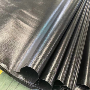 Không Thấm Nước Nhà Kính Poly Tấm Bạt Màu Đen PE Bạt Nhà Cung Cấp Vòng Bale Hay Vải Dầu Bìa - Product Image 1