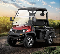 Voiturette de golf électrique tout-terrain 2+2 places, rehaussée, pour resort, chasse, ferme, véhicule utilitaire tout-terrain 4 roues pour l'aventure