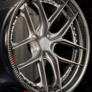ล้อ GPW สีดำ คาร์บอนไฟเบอร์ฟอร์จ 5x112 5x114.3 ขนาด 18 19 20 21 22 23 24 นิ้ว สำหรับรถยนต์นั่งส่วนบุคคล รุ่นปี 2017 A6 Tlx - Product Image 4