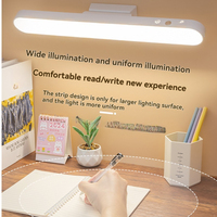 Plafonnier LED magnétique rechargeable, luminosité réglable, lampe de dortoir pour l'étude, la chambre à coucher, le bureau à domicile