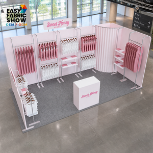 Stand Espositivo Modulare 10ft 20ft con Telaio in Alluminio e Tessuto Tensionato, Kit Completo Portatile per Fiere ed Esposizioni - Product Image 4