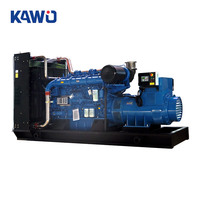 Générateur Diesel Silencieux KAWO à Prix d'Usine, Insonorisé, Triphasé 4 Fils 480V 50/60Hz, Démarrage Automatique, Portable, Châssis Ouvert, ATS, pour Hôpital
