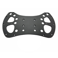 Plaque de volant de course RJX Custom 100% en fibre de carbone Sim