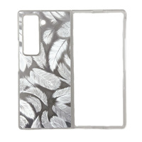 Luxus Slim Laser Feather Aurora PC Harts chale Für Samsung Galaxy Z Fold Special / Z Fold 6 Slim/W25 SE Klapp schutzhülle