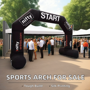 <span class=keywords><strong>Immobilier</strong></span> gonflable portatif durable de construction de voûte de publicité extérieure pour le début de ligne d'arrivée de sports distingué - Product Image 2