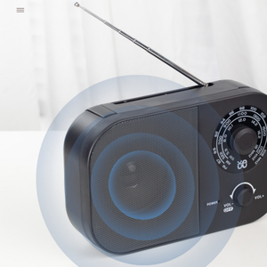 Rechargeable Factory Compact ABS 3 Band FM AM SW Multiband Radio with Manual Tuning and High Power <b>Speaker</b> for Home Office Use - Product Image 4