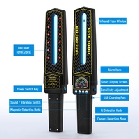 Détecteur de caméra anti-espionnage portable WiFi GSM GPS Smart Ai Chi Scanner de signal sans fil GPS
