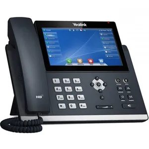 Yea-link Teléfono IP VoIP con WiFi y LED gris de