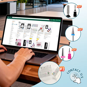 2.35mm מפעל סיטונאי הטוב ביותר באיכות לציפורן מסיר קצת מקצועי נייל Burr רוטרי חתיכות יהלומים - Product Image 6