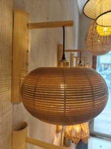 Ferme rustique écologique <span class=keywords><strong>corde</strong></span> de chanvre intérieur <span class=keywords><strong>applique</strong></span> murale artisanale Jute rotin <span class=keywords><strong>applique</strong></span> murale lumière pour intérieurs Boho - Product Image 2