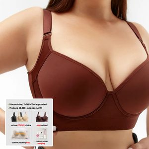 <span class=keywords><strong>Soutien</strong></span>-<span class=keywords><strong>gorge</strong></span> lisse à armatures grande taille pour femme, push-up, ajustable, avec effet de rassemblement, Tailles 34 36 38 40 42 44 46 48 50, Bonnets ABCDEFGH, Vente en gros - Product Image 1