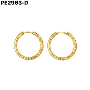 เอมี่ เอมี่ ฮูปต่างหูชุบเงิน 2.5*10 มม. สำหรับผู้หญิงคลาสสิกแฟชั่นเครื่องประดับของขวัญ - Product Image 4