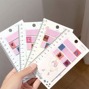 Juego de Papelería al por Mayor, Notas Adhesivas, Etiquetas Transparentes, Juego de Etiquetas con Decoloración UV, Material Escolar - Product Image 6