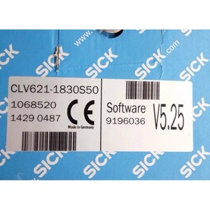 Logiciel de scanner de codes-barres industriel Sick Clv621 1830s50 V5.25 fabriqué en Allemagne - Product Image 1