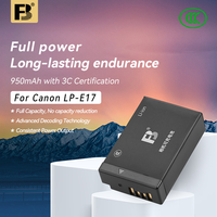 FB pour canon lp e17 batterie chargeur d'origine lp e17 bateria de pour canon lp e17 complet pour canon R10 R8 R50 200D 800D caméra