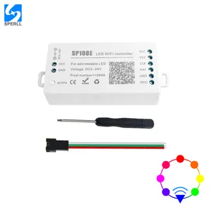 Mini dmx 512 wifi RGBW สมาร์ท LED Controller สำหรับดิจิตอลแอดเดรส RGB พิกเซล LED Strip
