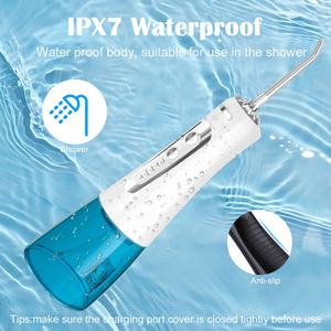 <span class=keywords><strong>Irrigador</strong></span> <span class=keywords><strong>Dental</strong></span> Eléctrico Inalámbrico Portátil Más Vendido con Boquilla de 360 Grados, Carga USB-C, Depósito de Agua Desmontable de 400 ml y 5 Boquillas - Product Image 3