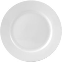 Assiettes en céramique en gros, assiettes plates en porcelaine blanche bon marché en vrac pour mariage
