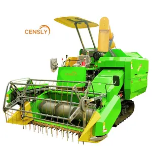 Ghana Otomatis Gandum Kecil Kedelai Kacang Pemotongan Padi Combine Harvester Mini Mesin Panen Beras Harga Di India