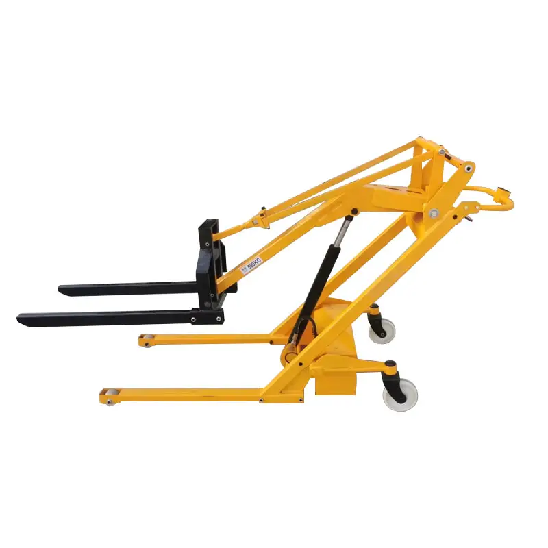 500kg Crank ARM xe tải cánh tay cong Pallet Xe Tải Hướng dẫn sử dụng xe nâng