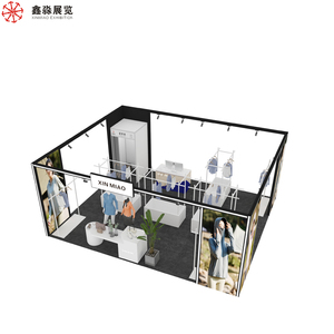 Tienda Modular Desmontable OEM para Ropa, Estructura de Aluminio con Iluminación LED - Product Image 1