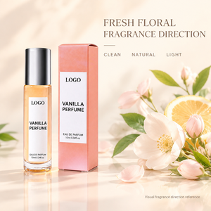 Parfum Roll-on sans alcool HKH Custom 10 ml, senteur florale naturellement fraîche, parfum longue durée, design mini portable - Product Image 1