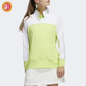 Chaqueta de golf de poliéster reciclado acolchado para mujer, ropa de punto transpirable de manga larga con cuello simulado, forro de nailon - Product Image 2