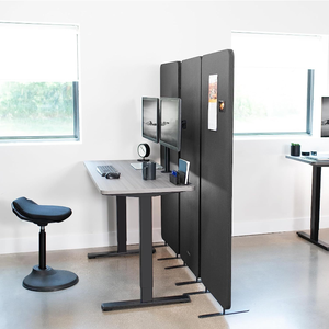 Bureau mobile Murs de sol Absorbant le bruit Cloison en feutre PET Bureau Série T4 Bureau Panneaux acoustiques en PET recyclé - Product Image 1