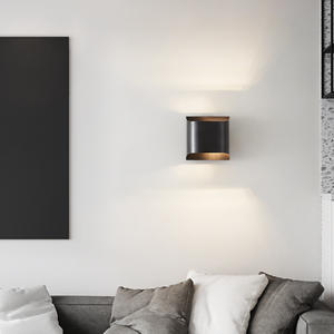 Hot Sale Modern Rectangular Indoor <b>Wall</b> Sconce Lamp <b>Bedside</b> Stairs Luxury Gold Black Simple <b>Wall</b> <b>Light</b> - Product Image 4