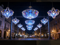Großer Vorgefertigter LED-Weihnachtsbaum 3-30m Komplettpaket Outdoor Kommerzieller Künstlicher Weihnachtsbaum für Einkaufszentren