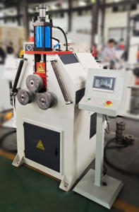 Máquina Redondeadora de Tubos de Acero Inoxidable y Aluminio, Controlada por PLC, Hidráulica y Automática, Dobladora de Tubos, Máquina de Curvado de Rodillos - Product Image 4
