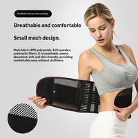 Ceinture de Soutien Lombaire Personnalisée Anti-Pression, Légère et Respirante en Maille, Protection de la Taille en Fibre de Polyester MDY-W011