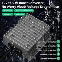 Nouvel adaptateur convertisseur de puissance Calculus Starlink Gen 3 12V vers 10-36V 57V 4.5A pour voiture, camion, camping-car – Installation sans souci des tensions