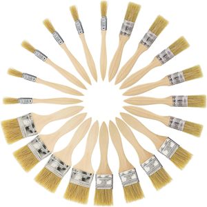 US Art Supply – Lot de 20 pinceaux de peinture et de traçage de tailles variées pour peinture, teintures, <span class=keywords><strong>vernis</strong></span>, colles et gesso - Product Image 1