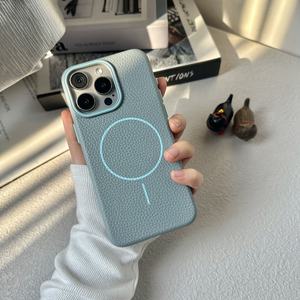 Nouveau <span class=keywords><strong>Coque</strong></span> De Téléphone À La Mode Litchi Texture Mobile Téléphone Cas Couverture Arrière pour <span class=keywords><strong>iPhone</strong></span> 16 <span class=keywords><strong>Pro</strong></span> Max 16e 15 Plus 14 13 Mini 12 <span class=keywords><strong>11</strong></span> X - Product Image 5