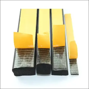 Hoge Temperatuur Siliconen Strip Slot Foam Seal Brand Vierkante Rubberen Pakking Voor Oven Deur Afdichtingen