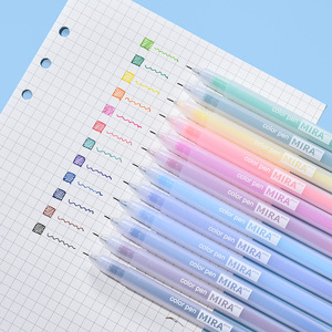 Promotional Hot Sale Candy Color Fine Point Gel Pen Set, Custom Creative Shape Plastic Kawaii Gel Pen