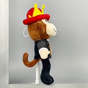 Peluche Personalizado con Logotipo, Jandel, el Mono Negro con Sombrero Rojo, Muñeco de Peluche, Almohada Suave, Regalo - Product Image 4