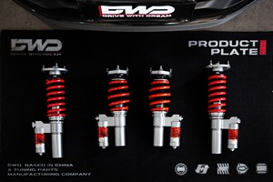 DWD 2s-psc007 2way hồ chứa có thể điều chỉnh phục hồi và nén giảm xóc coilovers giảm xóc cho Porsche Cayman 981 12-16 - Product Image 5