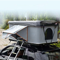 Tente de camping-car pour 3 à 4 personnes, tente de voyage en toile de coton, tente de toit en tissu pour le camping tout-terrain pour 3 à 4 personnes